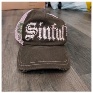 Brown and Pink Sinful Cap